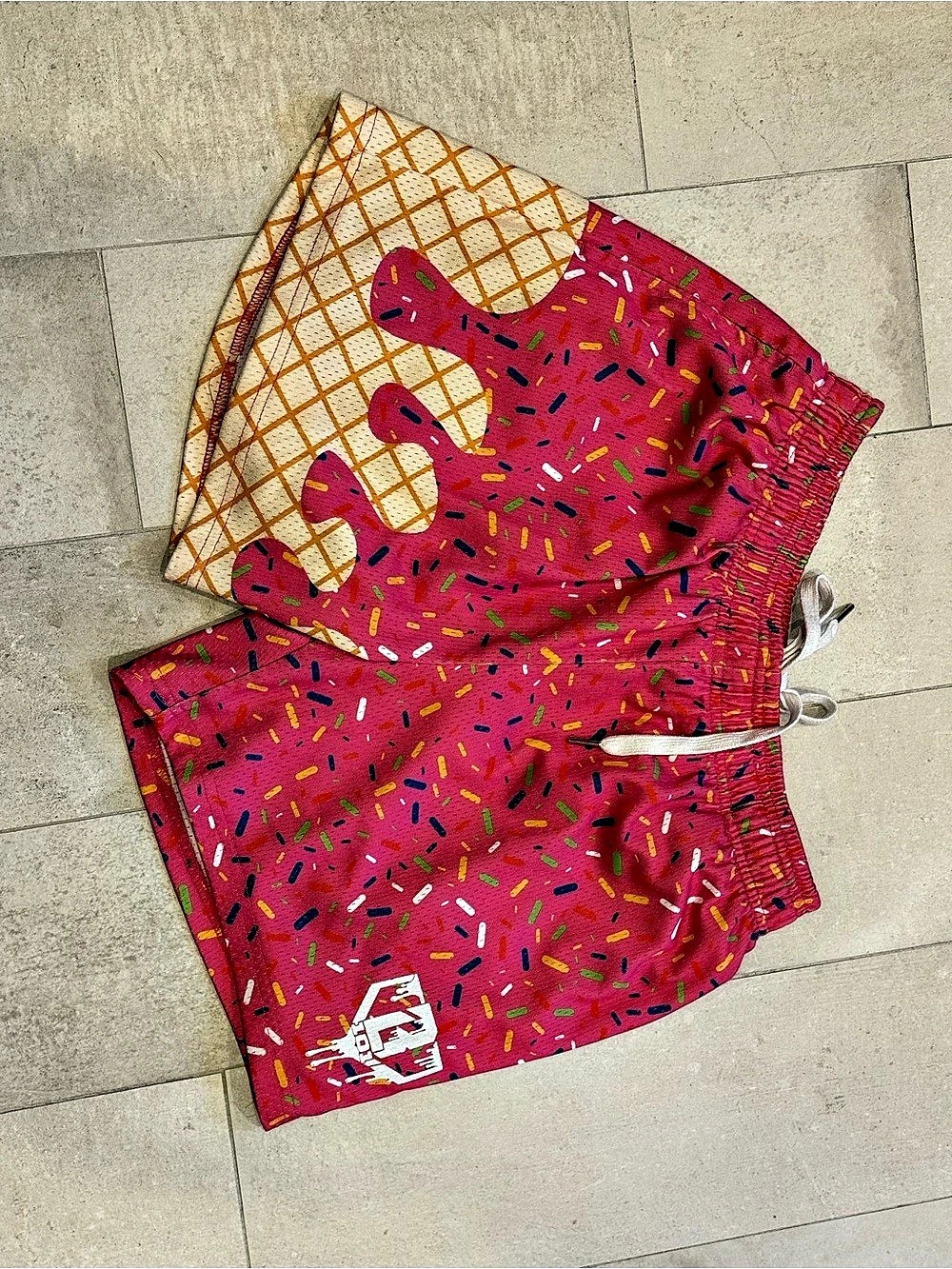 Baseball101 pink drip Athletic Shorts Size Small